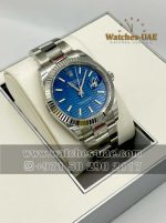 rolex date just blue