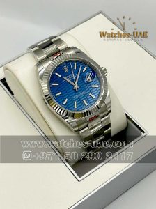 rolex date just blue