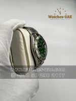 rolex date just green