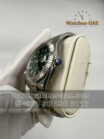 rolex date just green