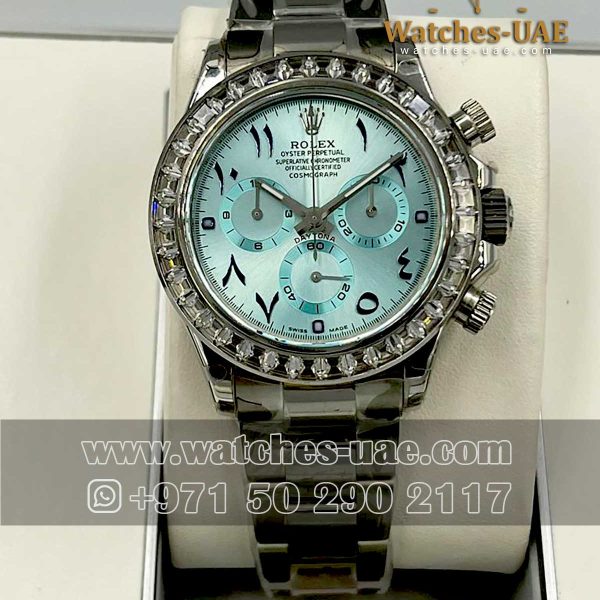 rolex daytona iced blue