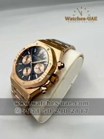 Audemars Piguet Royal Oak Chrono Rose Gold and Blue - Image 2