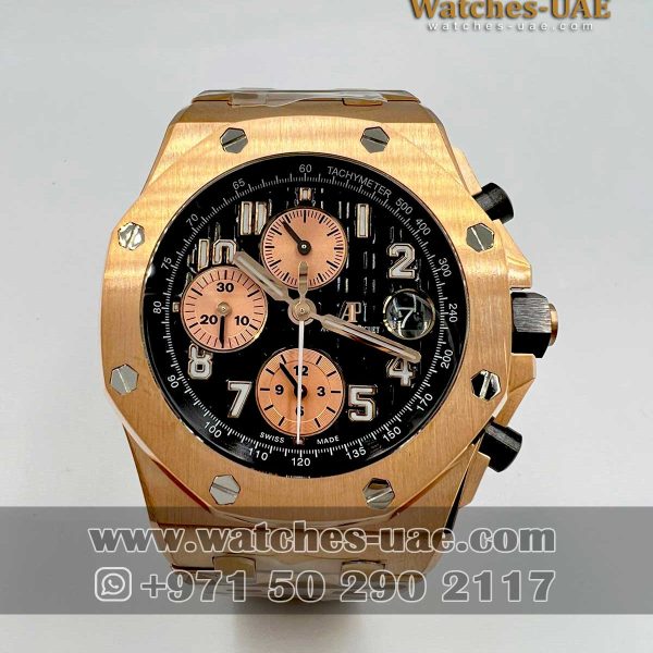 AP Royal Oak Offshore Brick Champagne Pink Gold gold dial