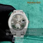 Rolex Ice Out Date just 41 mm Wimbledon 