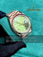 Rolex Day Date Green dial Rose gold 40 mm