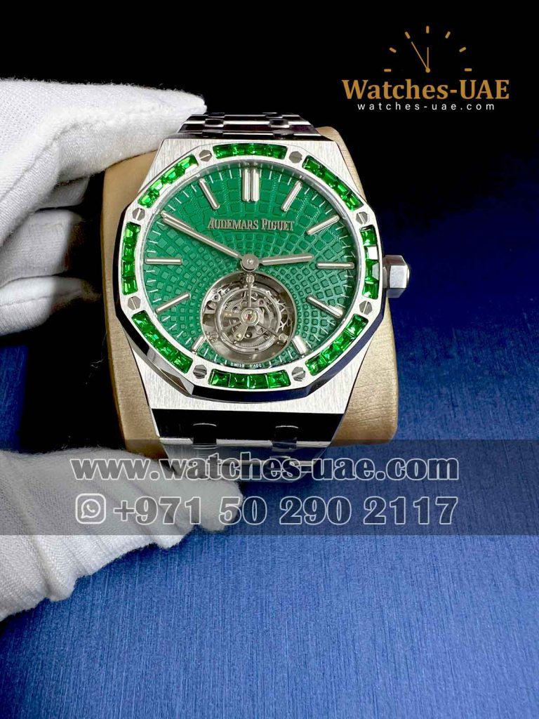 AP Royal oak self winding flying tourbilon green copy