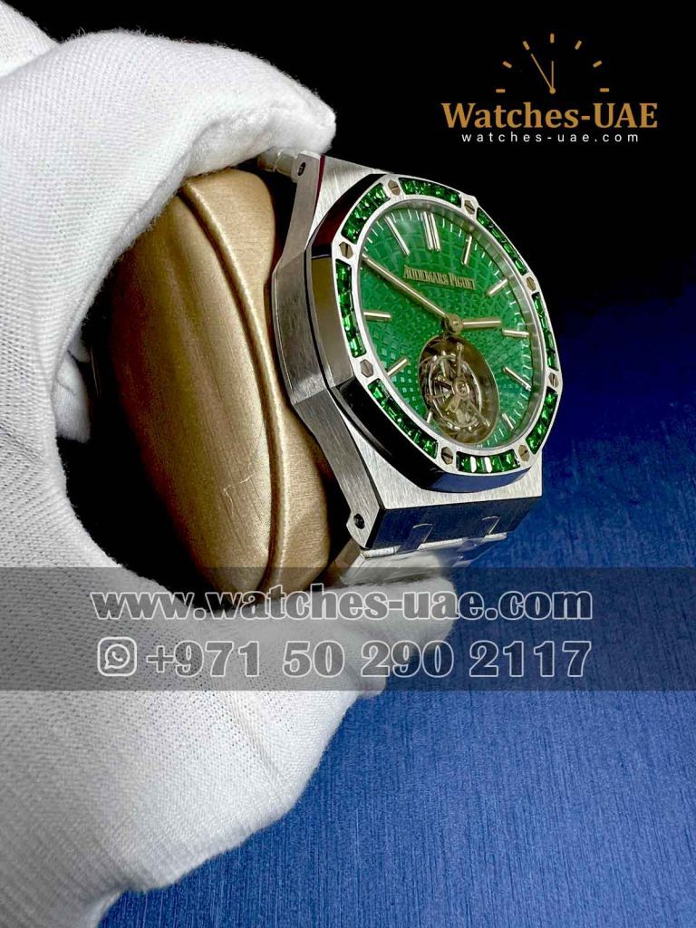 AP Royal oak self winding flying tourbilon green copy