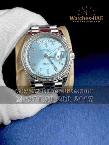 rolex day date 1st copy watches-blue