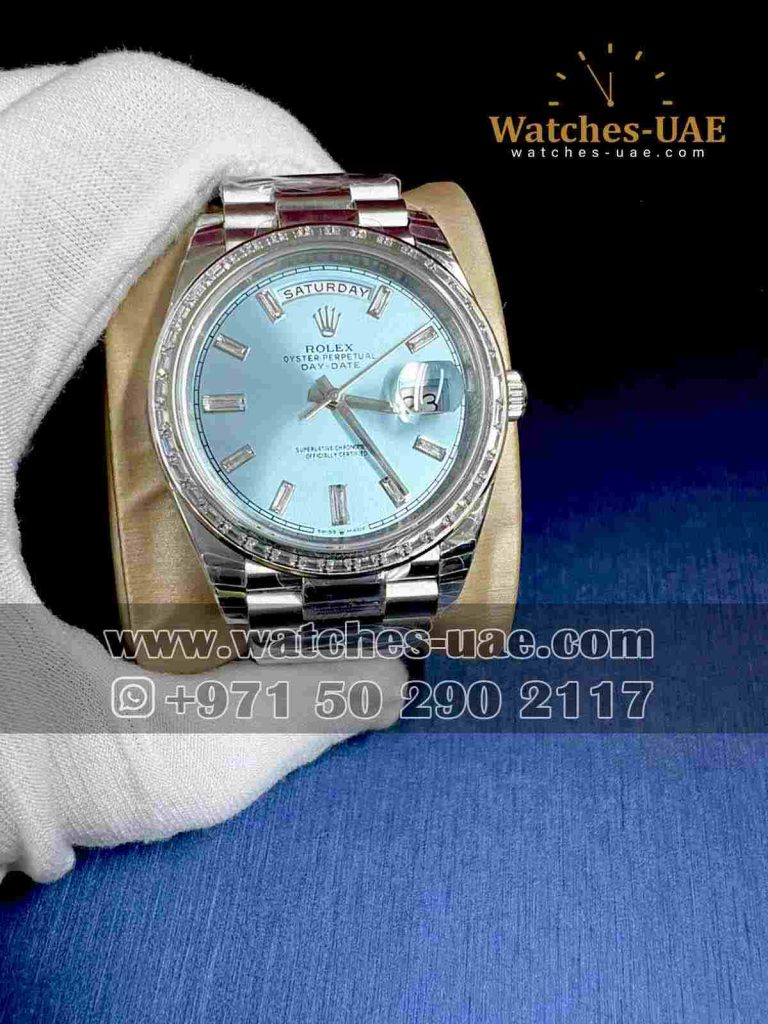 rolex day date 1st copy watches-blue