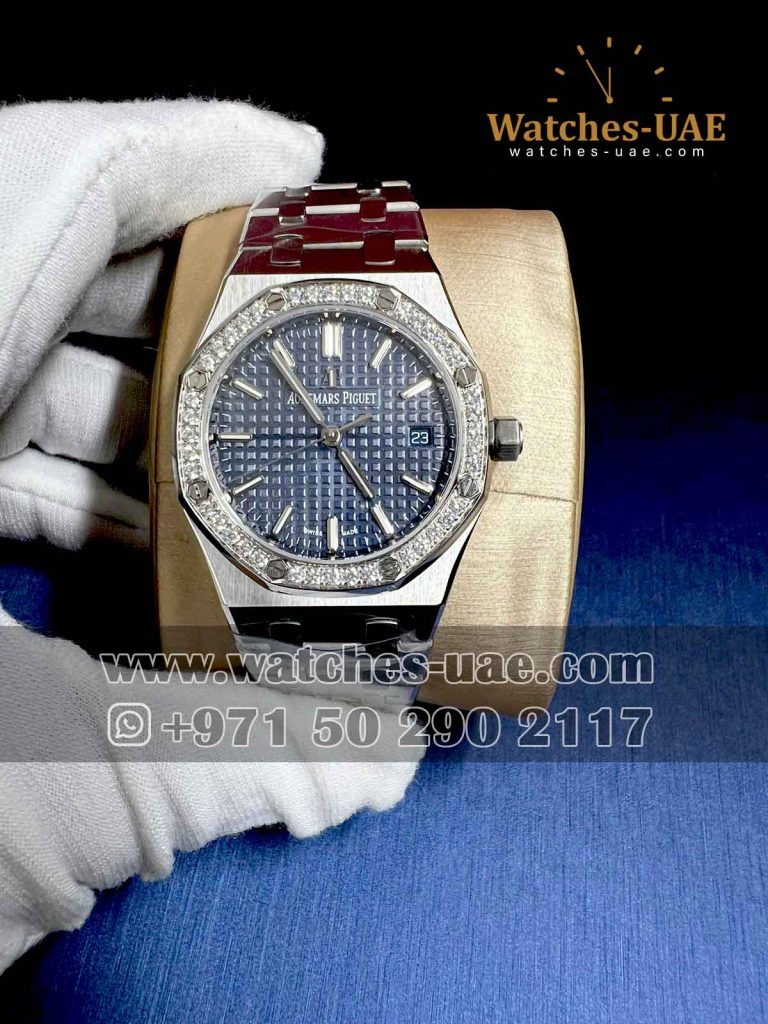 Audemars Piguet Royal oak 34 mm Blue Ref. 77351ST.ZZ.1261ST.01 copy watch