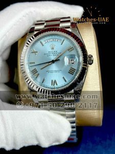 rolex day date blue