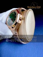 AP Royal oak self winding flying tourbilon Green and rose gold copy