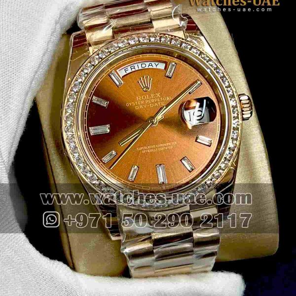 rolex day date rose watches uae