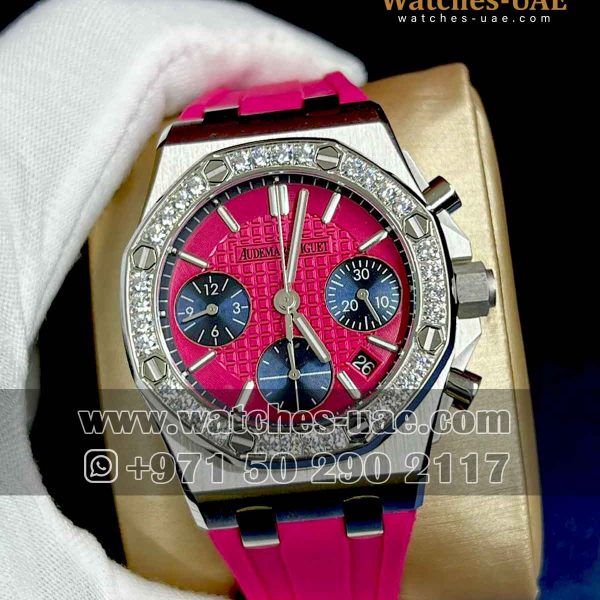 AP Royal oak self winding chrograph Pink copy
