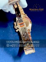 Superclone Rolex Daytona Rose Gold  Dial With Black Chrono