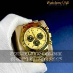 Copy Rolex Daytona Yellow  Dial With Black Chrono