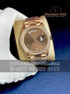 Copy Rolex  Day date Rose 40 mm